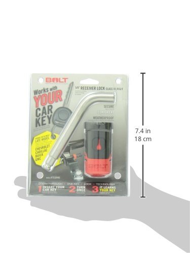 Bolt 7018446 5/8" Receiver Lock For Late Model Chevrolet, Gmc, Hummer, Buick, Cadillac, Potiac And Saturn Keys #TOP4