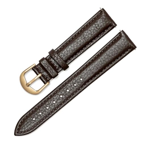 Bracelet de montre à dégagement rapide FYXT en cuir véritable 14mm 16mm