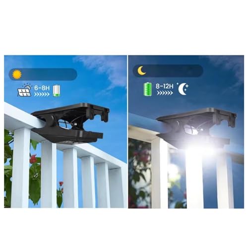 Solar Clip Light, Outdoor Solar Clip Light, Waterproof Sensor Led Light, Clip-On Solar Light, Motion Sensor Solar Light, Solar Landscape Lighting, Backyard Solar Light, Solar Led Light for Garden – Image 5