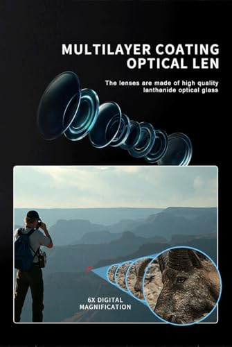 Binoculares 3D VR Visión Nocturna 4K Zoom Digital 6X miniatura 7
