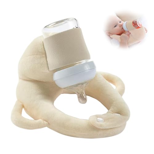 Image of Miocololy Baby Bottle Holder,Support Pad with Bottle Drying Rack Function (Beige)