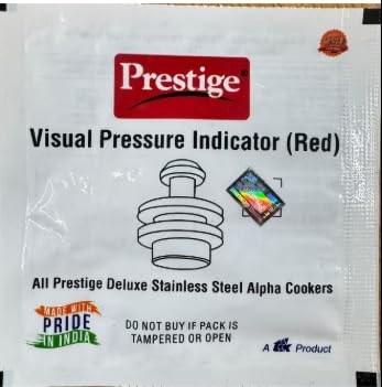 Visual Pressure Indicator (Red) Compatible with Prestige Pressure Cookers – Suitable for Deluxe Stainless Steel Alpha Models-image-41