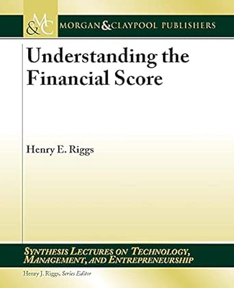 Understanding the Financial Score book cover