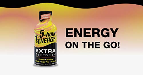 5-hour ENERGY® Shot, Extra Strength, Strawberry Banana, 1.93 Ounce, 12 Count