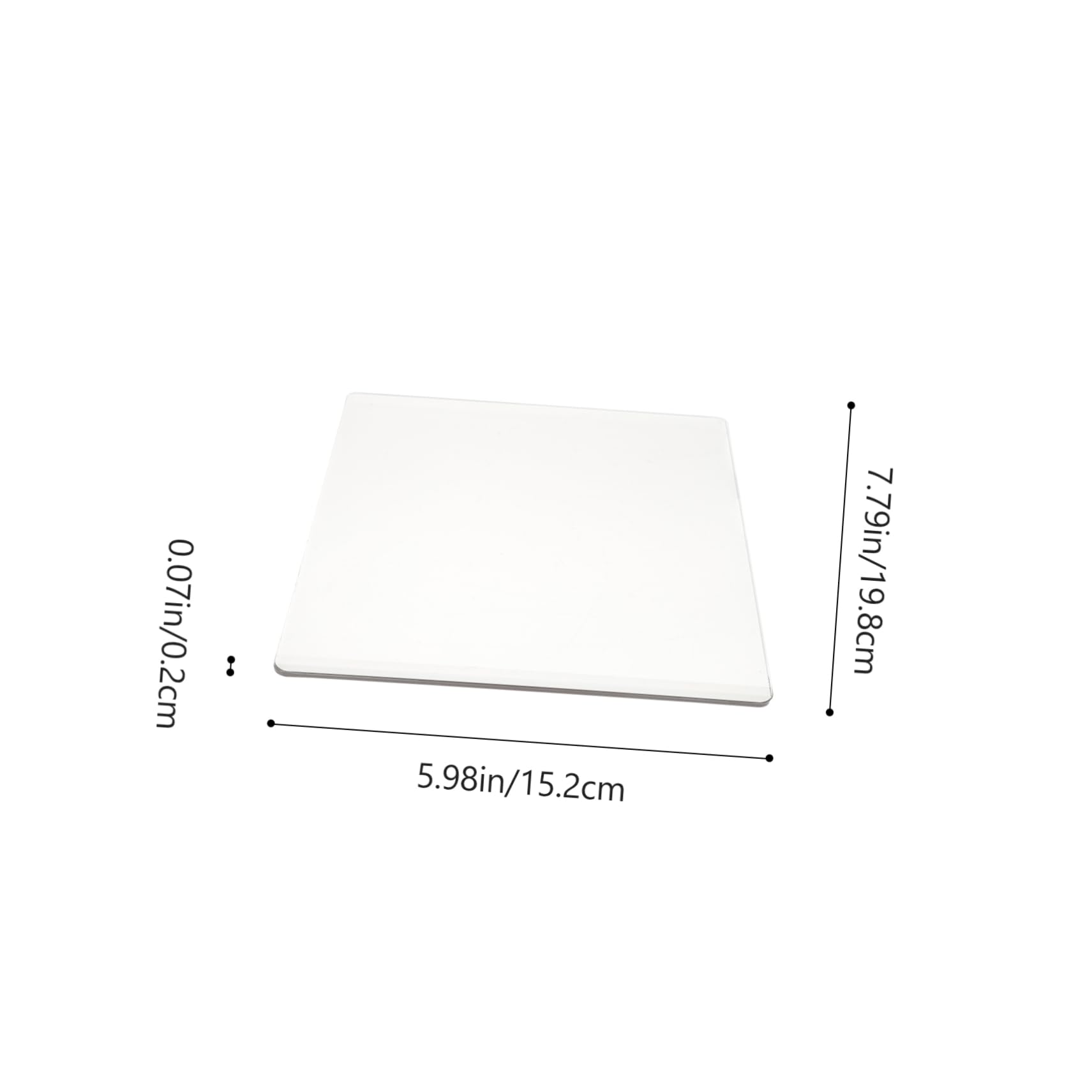 ARTIBETTER 1pc Cutting Backing Cutting Mat for Crafts Cutting Boards Mat Board Crafting Mat Engraving Pad Transparent Acrylic