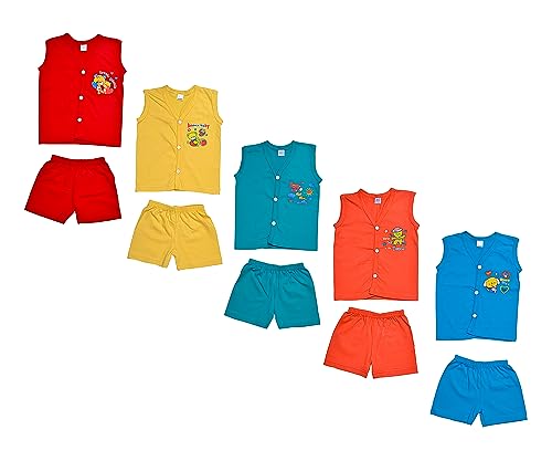 Sathiyas Baby Girls Top & Bottom Sets -Pack of 5