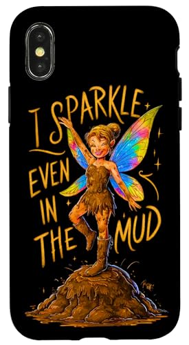 �}�b�h���� �v�����Z�X I Sparkle Even in Mud Team Fairy Girls ATV �X�}�z�P�[�X iPhone X/XS �p