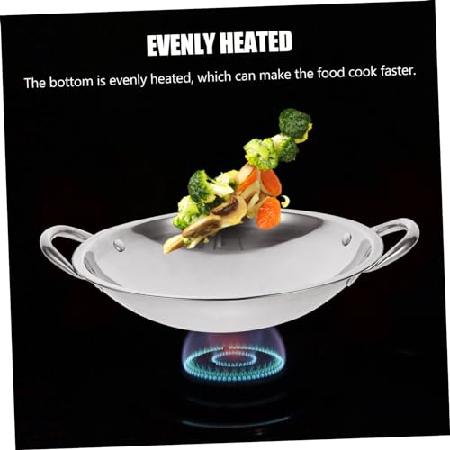 Wok de fondo redondo Unomor acero inoxidable ligero miniatura 7