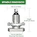 JYLEYJ 48 inch Mower Deck Rebuild Kit for John Dee re L120 L130 Includes 3 Spindle GY20050 GY20785+3 Blade GX20250+2 Idler GY20067+1 Idler GY22082+1 Be lt GX20305; GY20785 GX20250 GY20479 GY20568