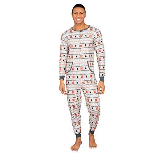Custom Add Your Text Butt Flap Family Christmas Pajama Union Suit