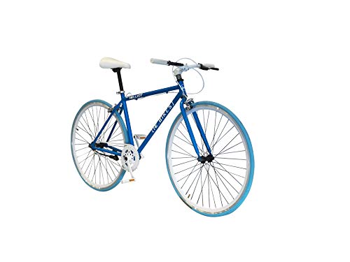 Helliot Bikes Singlespeed Fixed Gear H22 Urban Fixie Fahrräd, violett, One Size – Bild 3