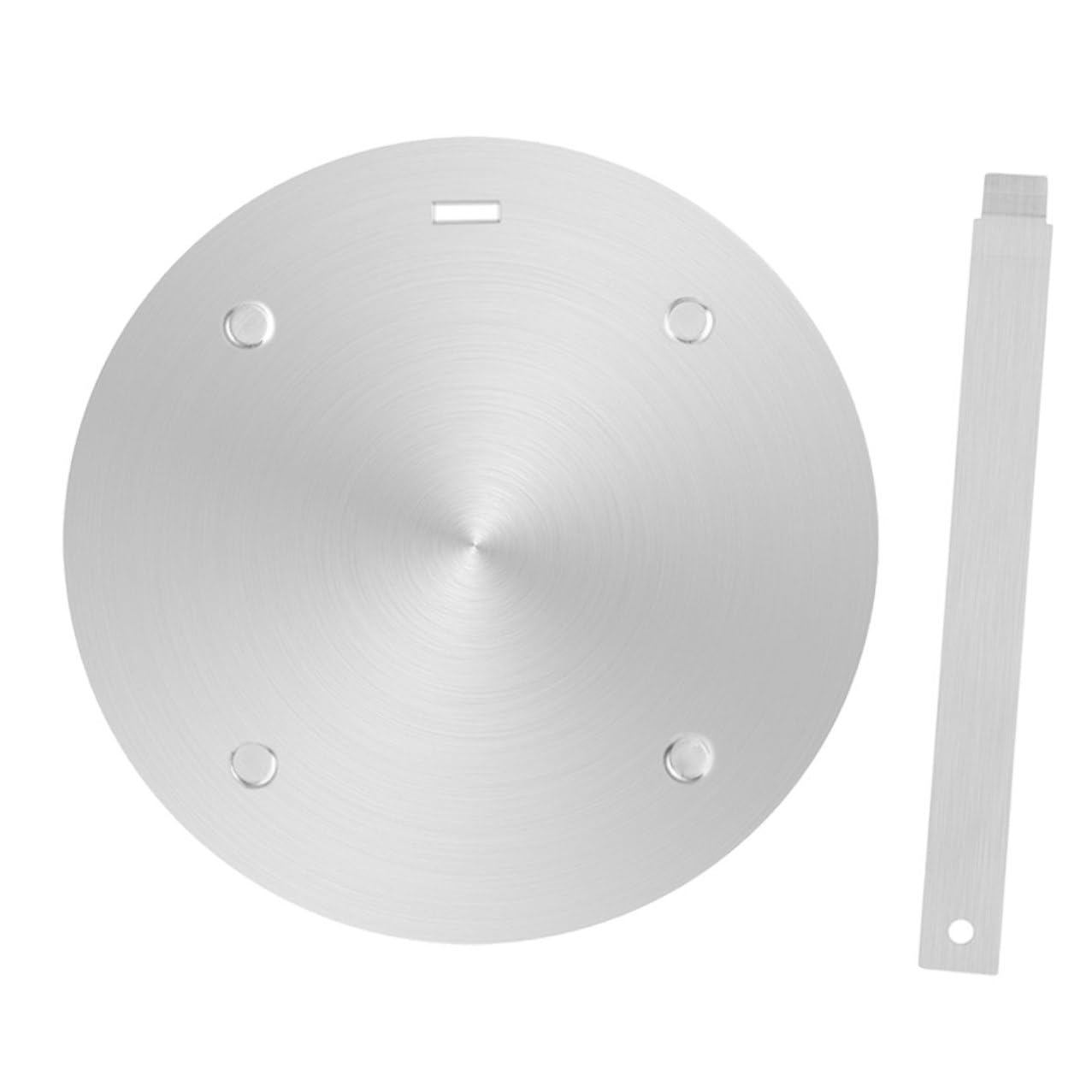 Artibetter Placa Difusora de Calor para Estufa de Gas, Adaptador de Inducción de Acero Inoxidable, Conveniente para Almacenar y Limpiar, Esencial de Cocina