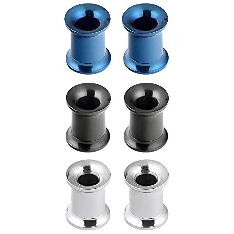 Longbeauty, Lot de 3 plugs tunnels Cover