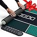 Produktbild Newverest Poker Tischauflage Texas Holdem 180 x 90 cm  Casino Matte für bis zu 10 Spieler, Spielabende zu Hause | Poker Matte mit Reißverschlusstasche, 8 Untersetzer & Geschenkbox