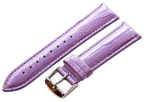 Clockwork Synergy - (Set Of 12) 2 Piece Ss Leather Lizard Grain Interchangeable Replacement Watch Band Strap 16Mm #TOP5