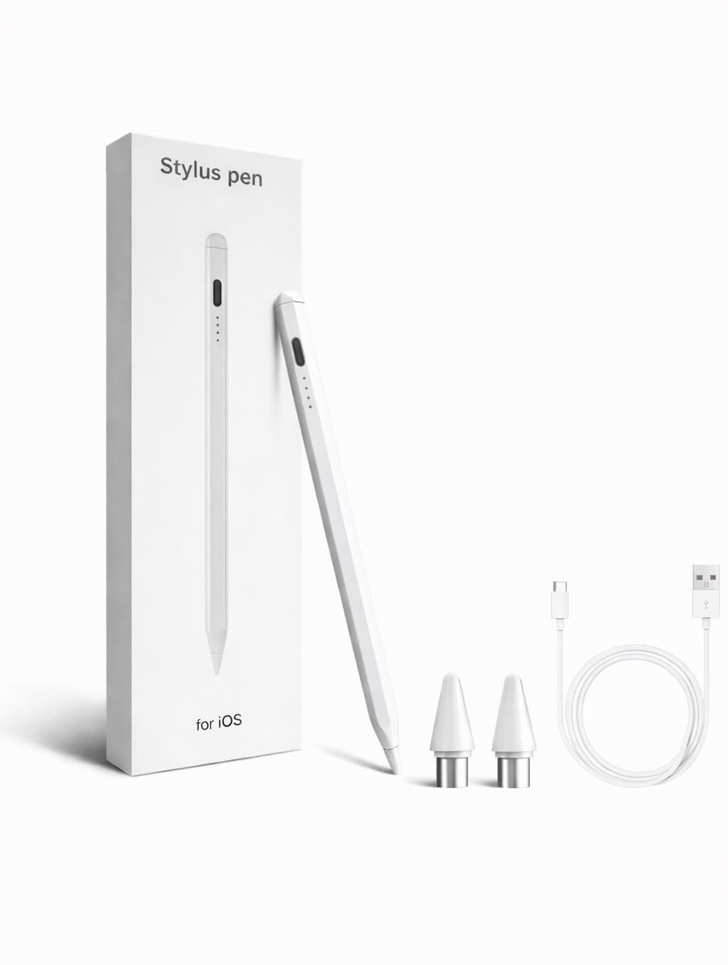 Buzz Cool iPad Pencil for iPad (2018–2025) | 13-Min Type-C Fast Charge Stylus with Palm Rejection & Tilt Sensitivity | Compatible with iPad 6th–11th Gen, Air, Mini & Pro (M4)