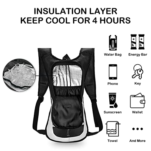 Cke Hydration Backpack With 2L Hydration Bladder Camelback Water Backpack For Men Women Kids For Hiking Running Cycling Biking Ski Camping #TOP1