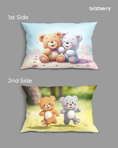 Image of Brizberry Kids Pillow Cushion with Super Soft Fabric | Animal & Cartoon Prints | 12x18 inches (Design 24)