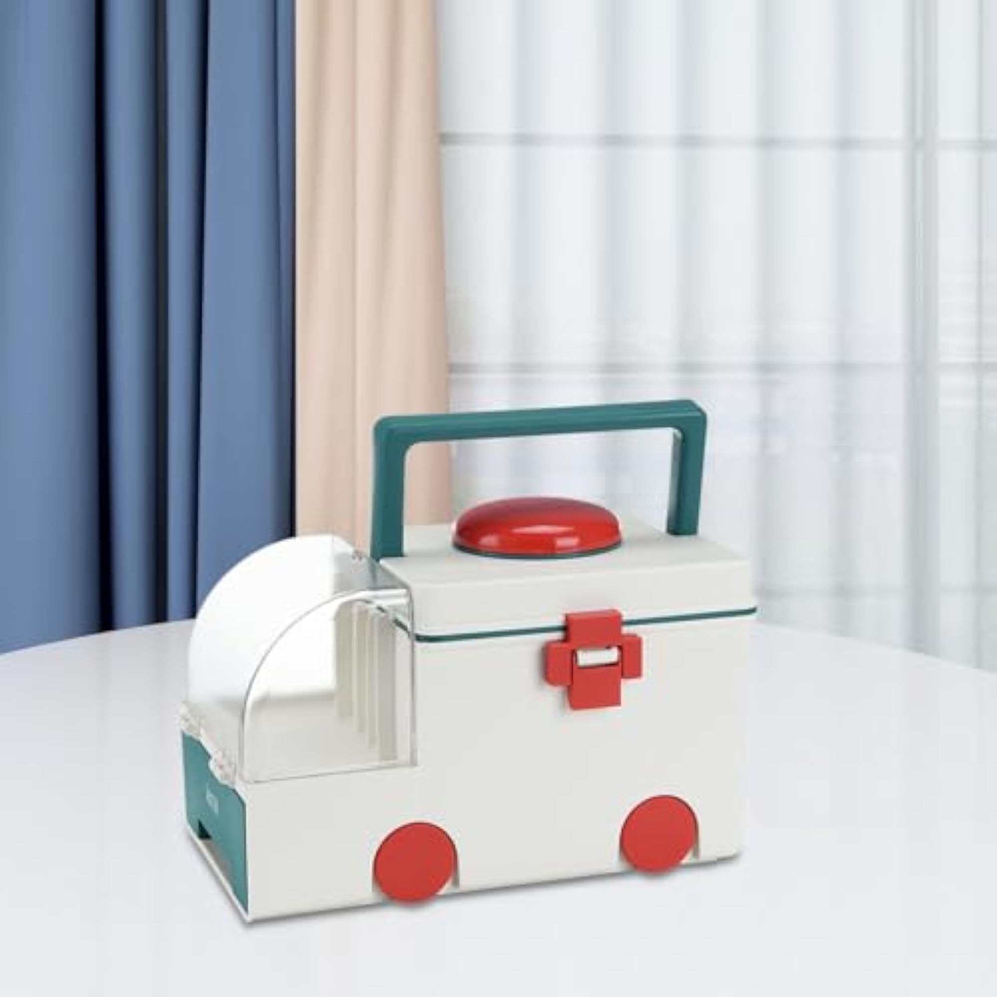 First Aid Storage Box Container Bin Portable Handle
