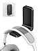 Lamicall Headset Halterung, Kopfhörer Ständer - Magnetische Faltbar Kopfhörerhalter, Universal Selbstklebend Kopfhörer Haken für Over Ear Kopfhörer, Gaming Headset Zubehör - Schwarz