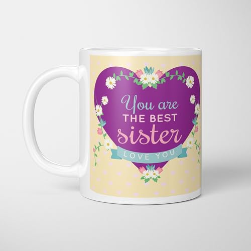Image of Raksha Bandhan Gifts Printed Mug with Keychain Best Rakhi Combo Gift for Brother & Sister Rakshabandhan Return Gifts for Sister White 350ml Tea /Coffee Mug(Pack of 5)(RMKRCG101)