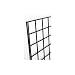 Gridwall Panel in Black 4 W x 8 H Feet with 3 Inch Square Mesh