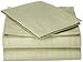 Comfort Linen 300 Thread Count Cotton Dobby Stripe Sheet Set- Assorted Colors/sizes, Twin - Sage