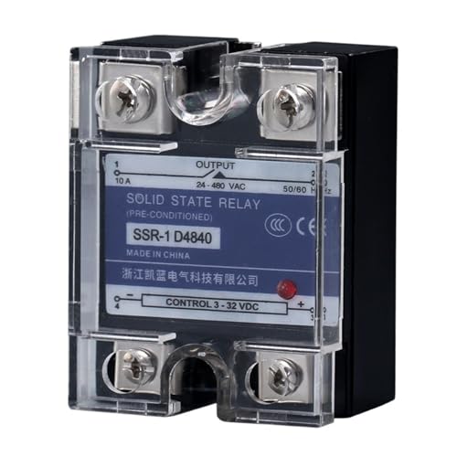 Relais statique monophasé 10A SSR-10DD commutateur électronique CC CC 3-32V 220V