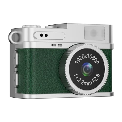Caméra pouce vintage 38mm - Mini appareil photo compact 1080p