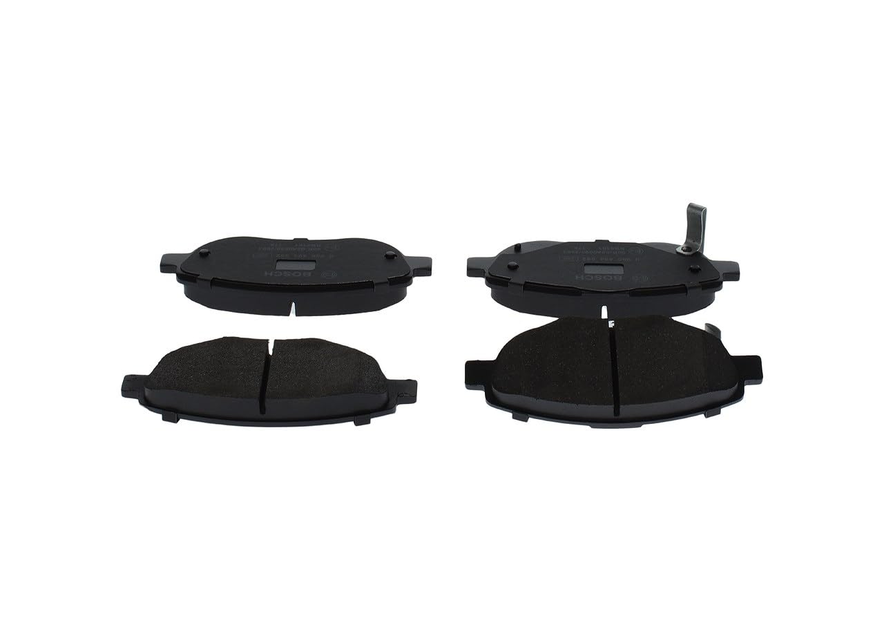 Bosch BP1677 - Pastiglie Freni Auto, Delantero - Calidad Bosch - Reducción de Ruido y Polvo - Certificación ECE-R90 - Sin Cobre - 1 Juego de 4 Pastillas