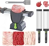 Cortador de carne, cortador de carne para carne cruda fresca, juego de cuchillos de cocina 17 en 1 para cortar carne, cortador manual de carne fresca, cortador de alimentos para carne de res, cerdo,