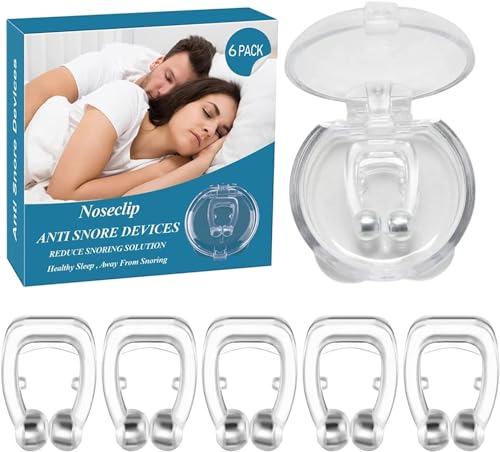 10 PCS Anti ronquidos, Dilatador Nasal Anti Ronquidos Clips Nasales Magnéticos, Dilatadores Nasales Silicona con Imán Mejora la Respiración para Ayudar a Dormir Mejor