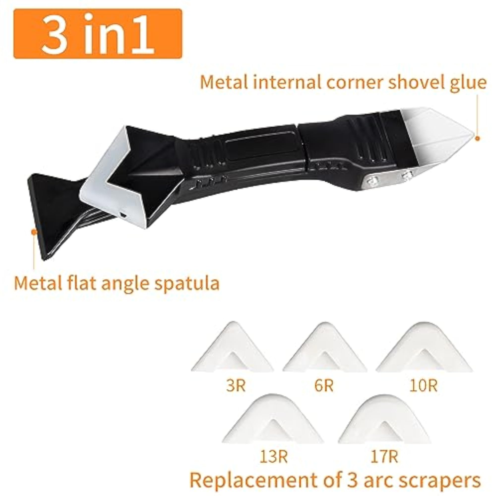 Silicone Caulking Tool, 3 in 1 Remover Kit