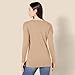 Amazon Essentials Women's Lightweight Long-Sleeve V-Neck Tunic Sweater (Available in Plus Size), Camel Heather, X-Large