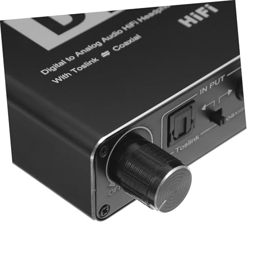Convertidor de audio óptico a analógico para conectar altavoces antiguos a TV moderna sin ruido 3