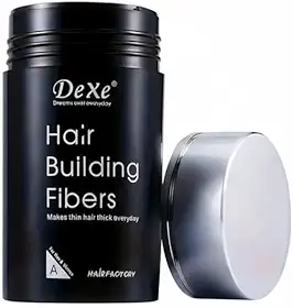 Fibra Capilar Preto Black 22g – Preenchimento Instantâneo de Falhas – Disfarça Calvície para Homens e Mulheres"