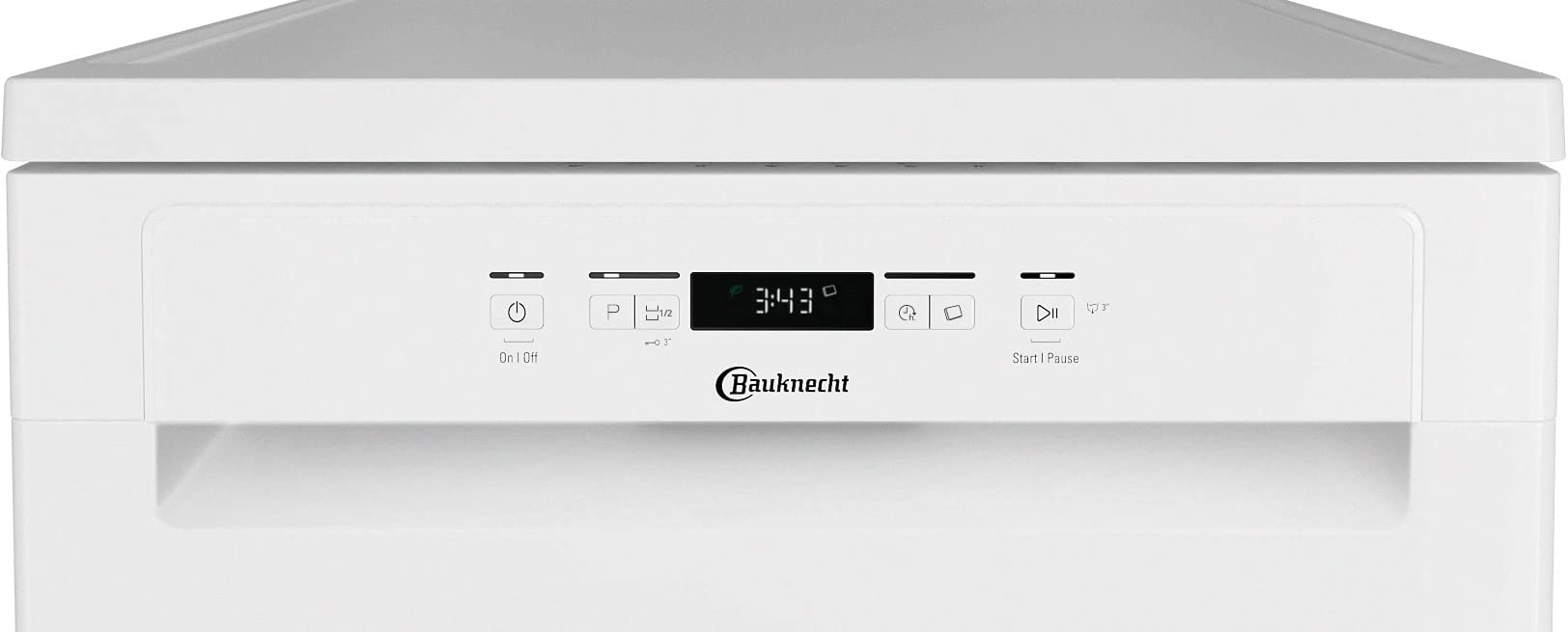 Bauknecht B2F HD624 A Freistehender Geschirrspüler/ 60 CM/ 14 Maßgedecke/Hygieneprogramm/Vollwasserschutz/Startzeitvorwahl
