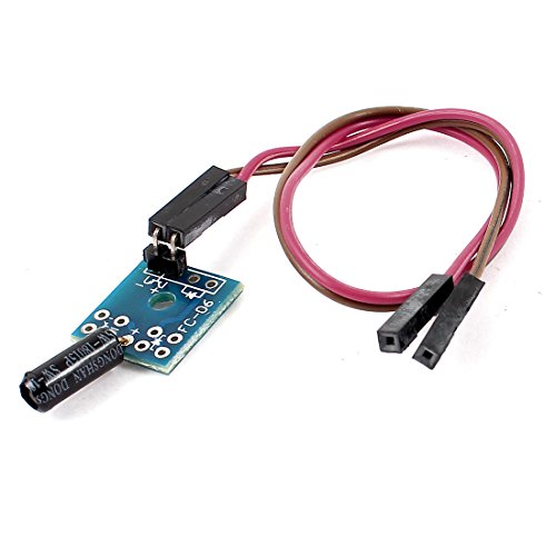 Aexit DC 3.3-5V Control electrical Coffee Color Red 20cm Length 2 Wire Cable Vibration Sensor Module Probe