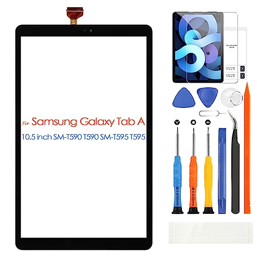 ARSSLY Touch Screen per Samsung Galaxy Tab A 10.5 pollici SM-T590 T590 SM-T595 T595 Sostituzione Digitizer Touch Screen Pannello di Vetro con Strumenti di Riparazione