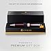 Cross Bailey Refillable Ballpoint Pen Presented in a Premium Gift Box - Medium Point, Black Ink, Red