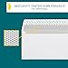 #10 Envelopes Self Seal - 50/pack - 4 1/8 x 9 1/2 inch Letter Size - Business Envelopes #10 Peel & Seal Closure, Security Tinted for Invoices, Statements - Blank White 24LB Paper