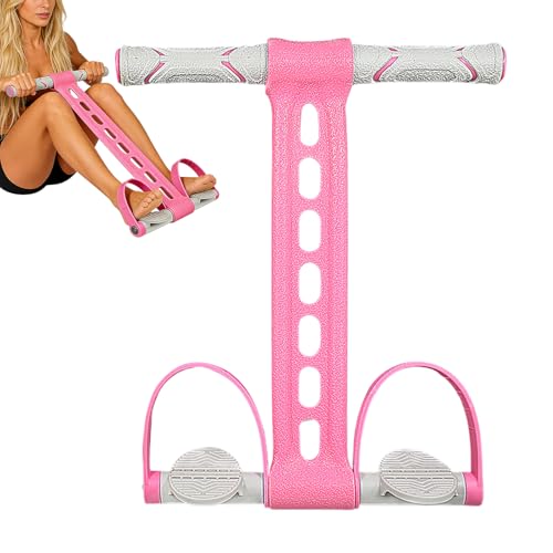 Elastico Fitness - Corda Elastica | Fascia di resistenza con pedali per addominali e Yoga, correa elástica de entrenamiento, viola, gimnasio en casa, ejercicio de entrenamiento de fuerza, mujeres y