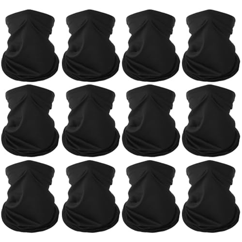 Image of 6 Pieces Summer Face Cover Scarf Mens Neck Gaiter For Men Women UV Protection Face Breathable Sun Protection Cycling Running