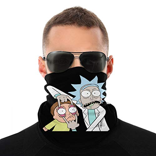 Snanna Rick & Morty Unisex Bandana Balaclava Neck Gaiter Magic Face Mask Cover Scarf Sun Uv Protection Dust Wind Proof Headwear For Outdoor