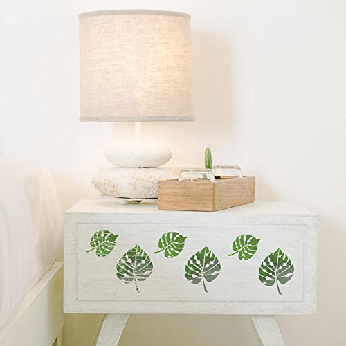 CraftStar Monstera Leaf Stencil Set - Tropical Foliage Craft Template, A4 - Image 3