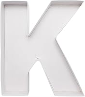 Vista 36 de WENPACK 8" Pequeñas Bandejas de Cartón Rellenables en Forma de Letra de Papel Maché Figuras Recortadas Contenedor de Comida para Dulces (S)