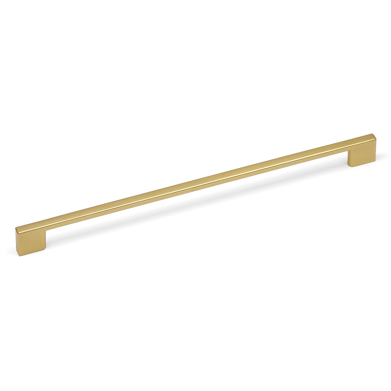 320mm Brushed Brass Cabinet Handle Gold Square Kitchen Cupboard Bar Pull Drawer Door Wardrobe from B&Q