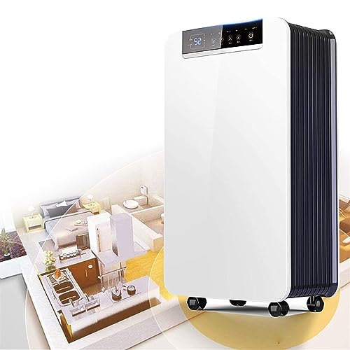 Déshumidificateur luxueux pour la maison, industriel, grande capacité de déshumidification de 100 ㎡, purificateur d'air de 30 L/jour, minuterie de 24 heures et drainage continu, arrêt automatique