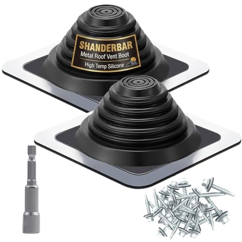 2 Pack Metal Roof Vent Boot