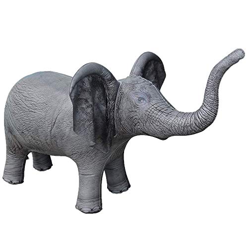 Jet Creations Life on Earth Wildlife Safari Inflatable, 3-PK, Giraffe, Zebra, Elephant, Realistic Animal Bundle for Party Decoration, Pool, Birthday, Africa Jungle Photo Prop. Easy to Inflate, 1pc - Thumbnail 4